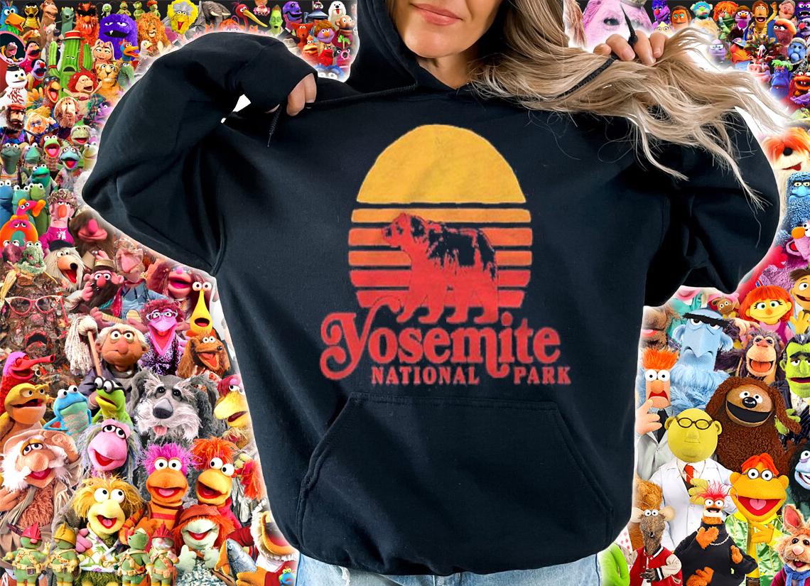 Retro Yosemite National Park Shirt Bear & Vintage Sun Shirt
