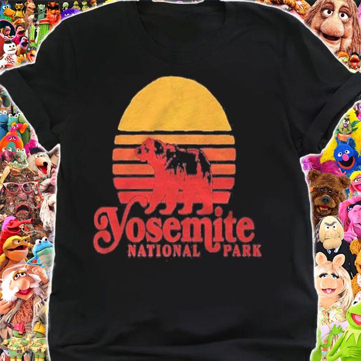 Retro Yosemite National Park Shirt Bear & Vintage Sun Shirt