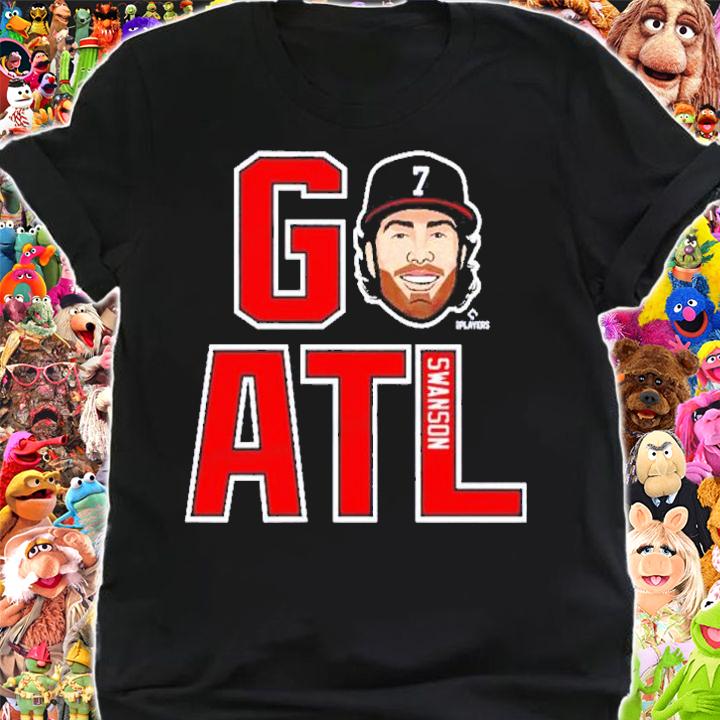 Dansby Swanson Atlanta GO ATL Baseball Shirt