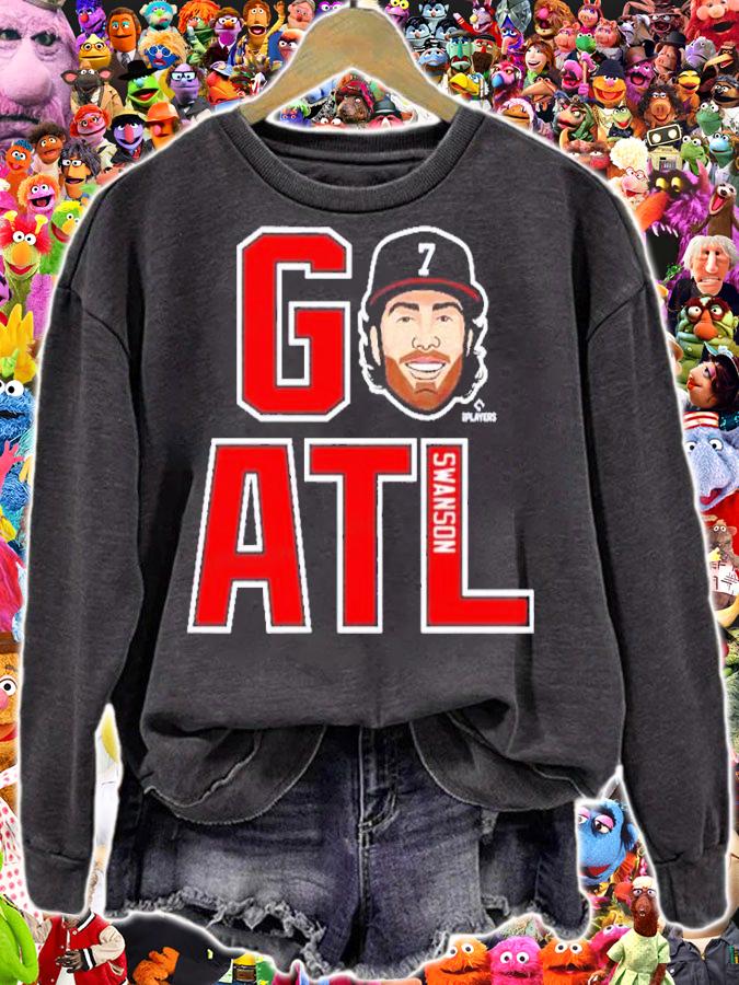 Dansby Swanson Atlanta GO ATL Baseball Shirt