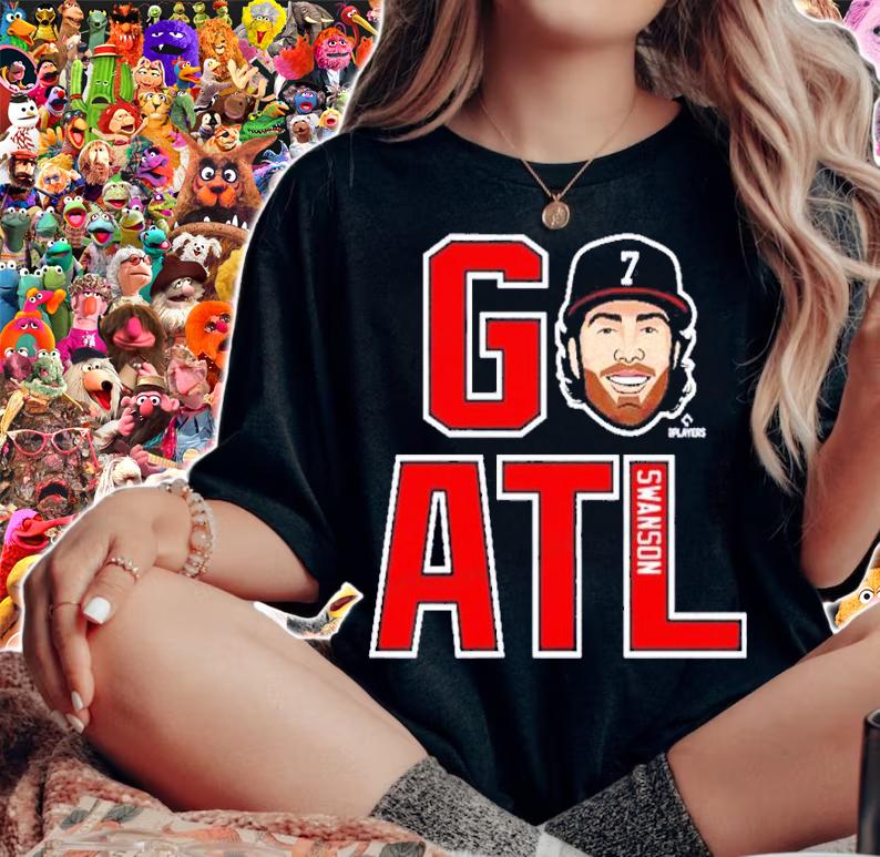Dansby Swanson Atlanta GO ATL Baseball Shirt