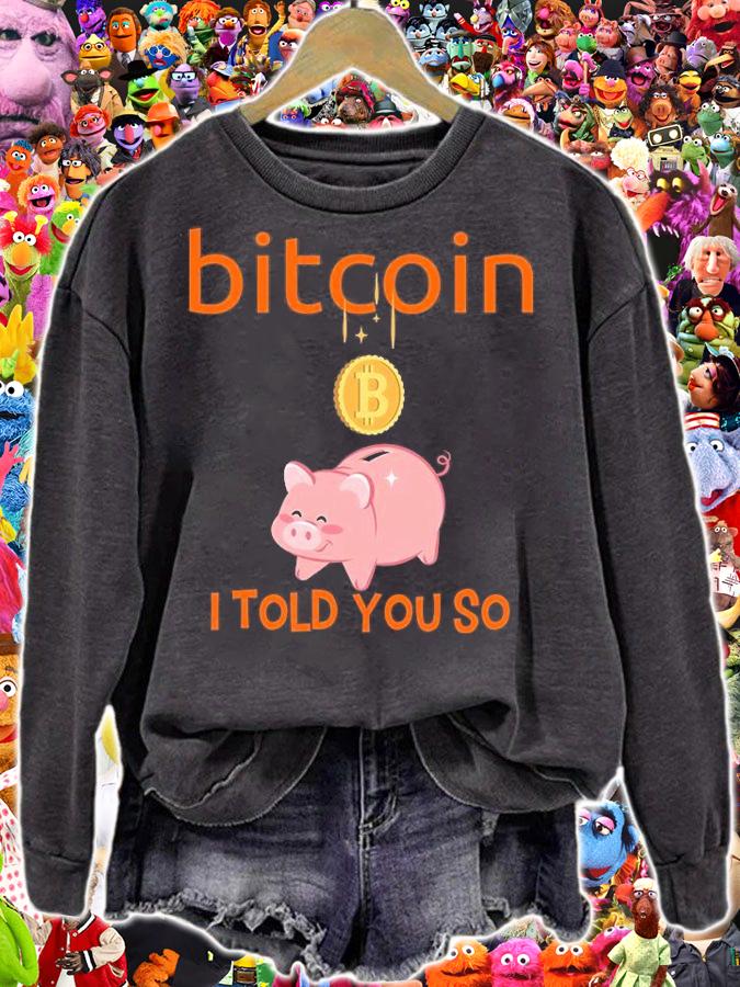 Funny Bitcoin Trader T-Shirt sweatshirt