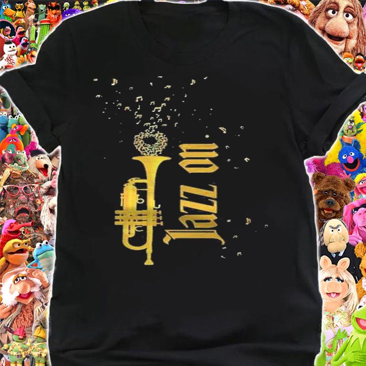 Jazz On Trumpet Music Notes Shirt shirt