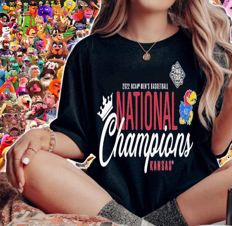 Kansas Jayhawks 2022 NCAA Men's Basketball National Champions Kansas T-Shirt woman shirt