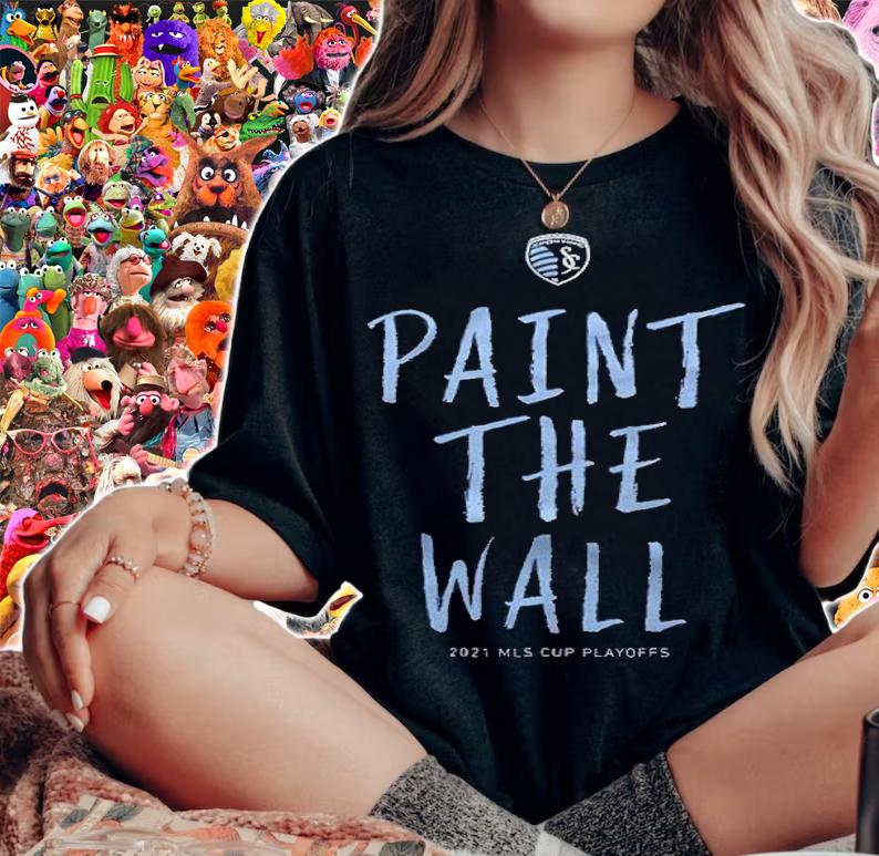Sporting Kansas City Paint the Wall 2021 MLS Cup Playoffs shirt woman shirt