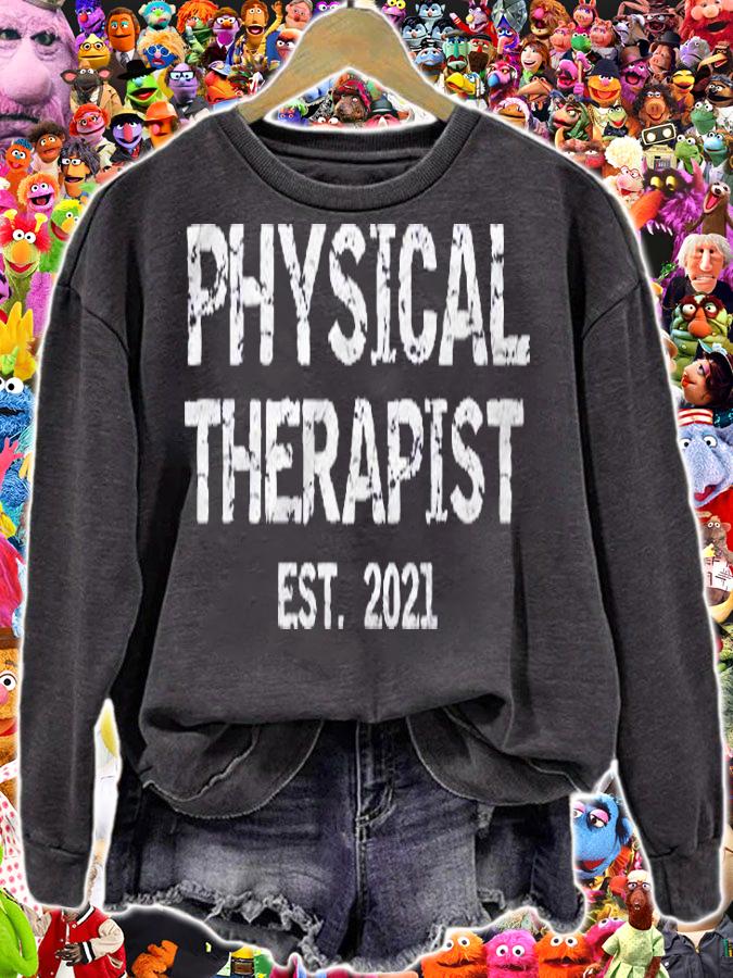 Therapy School Graduation Gift Physical Therapist Est. 2021 Ver2 Shirt