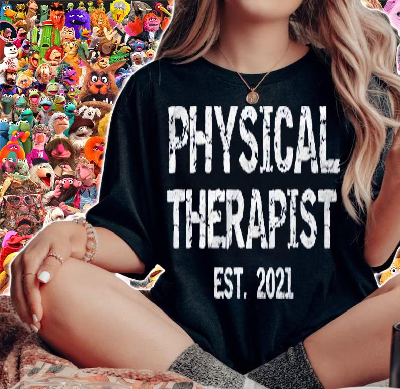 Therapy School Graduation Gift Physical Therapist Est. 2021 Ver2 Shirt