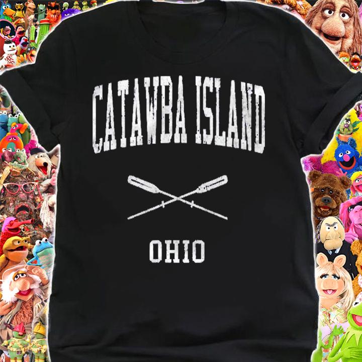 Catawba Island Ohio Oh Vintage Nautical Design Shirt