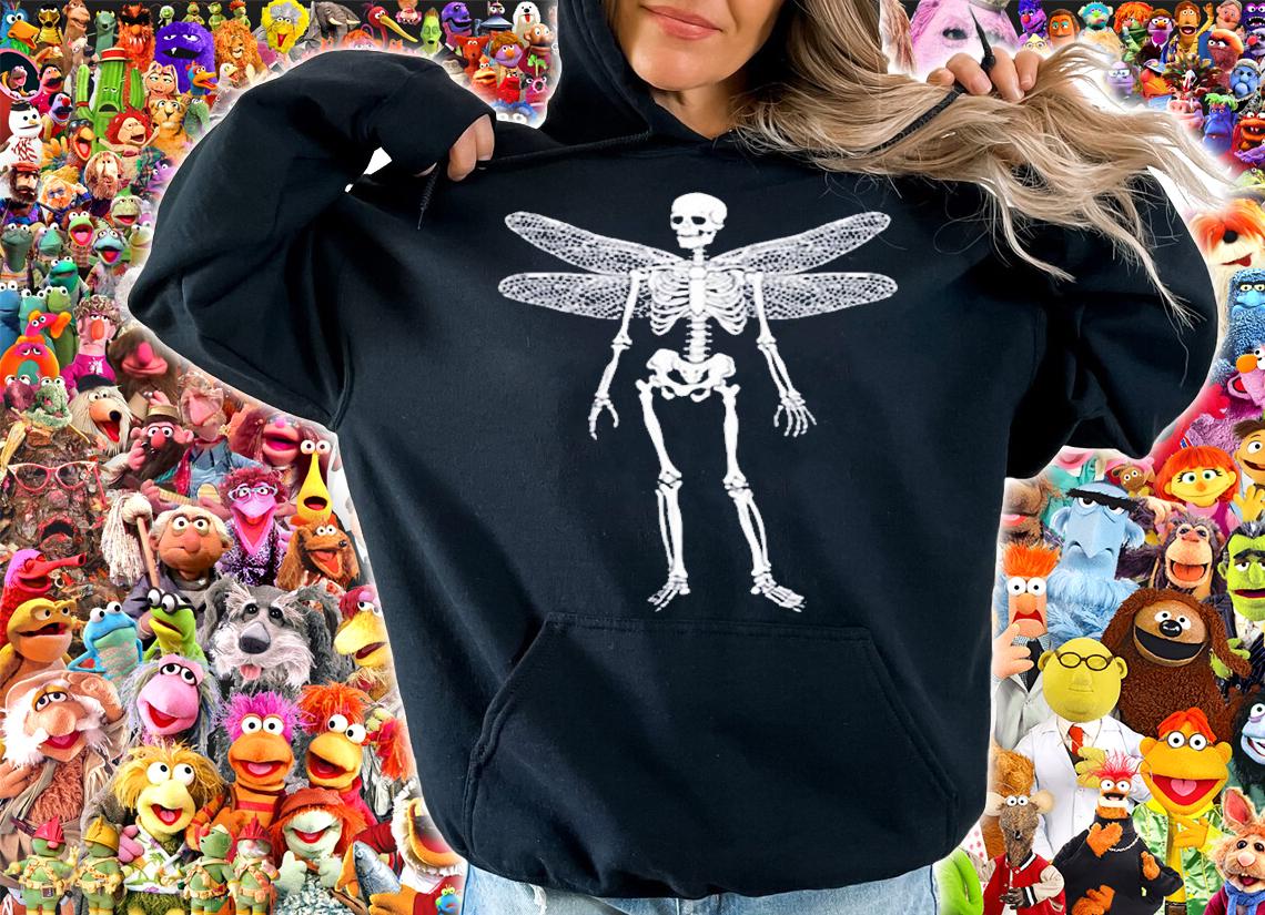 Fairy Grunge Fairycore Aesthetic Cottagecore Gothic Skeleton T-Shirt
