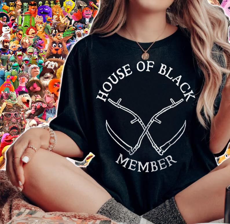 House of Black member T-shirt woman shirt