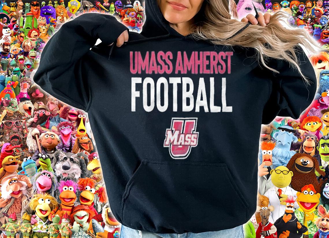 Umass Amherst football T-shirt hoodie