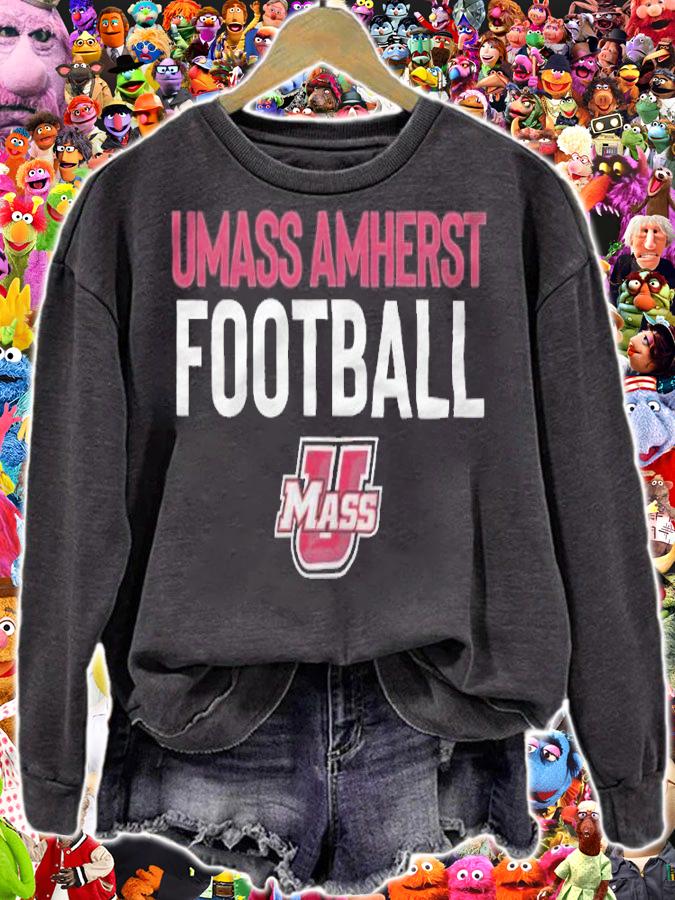 Umass Amherst football T-shirt sweatshirt