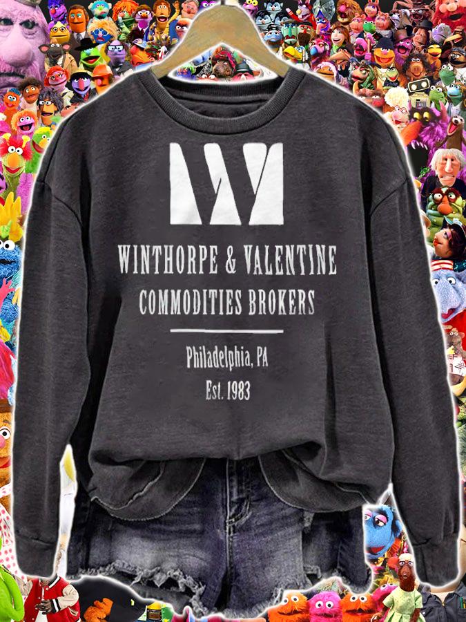 Winthorpe and Valentine Commodities Brokers shirt sweatshirt