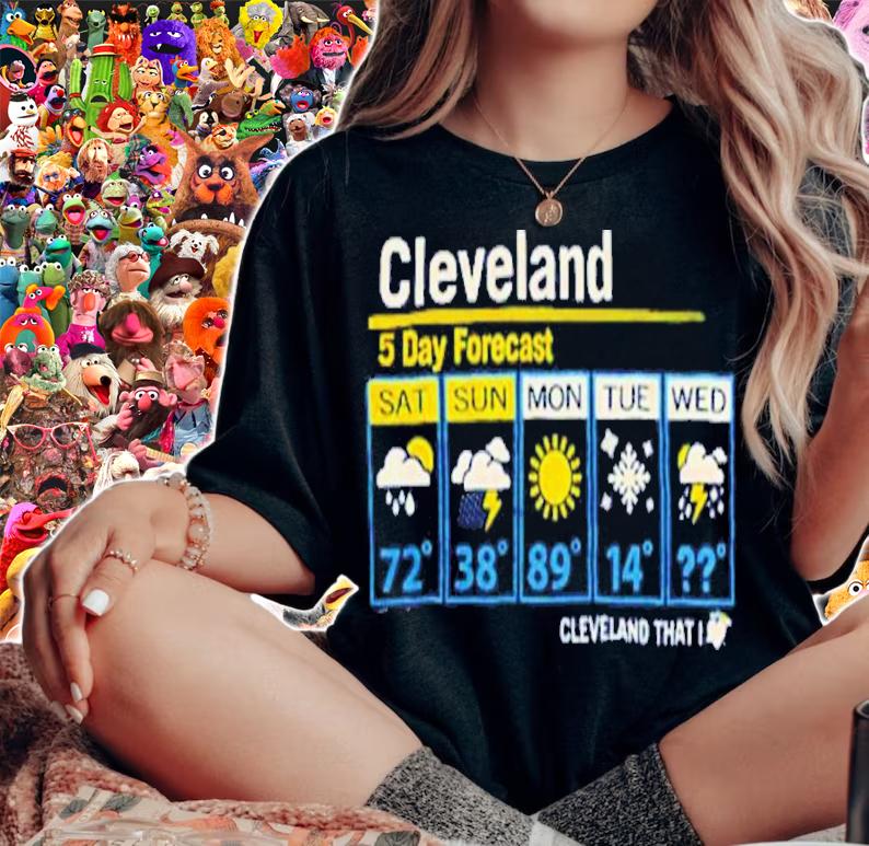 Cleveland Erratic 5 Day Weather Forecast Shirt