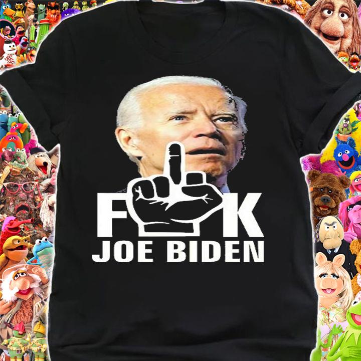Fuck Joe Biden Middle Finger Funny T-Shirt