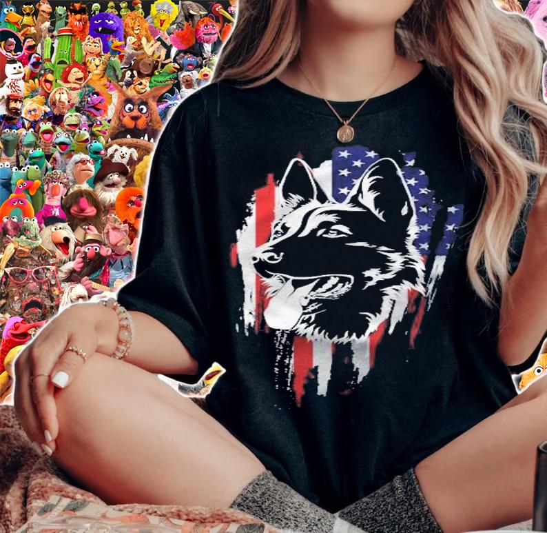 German Shepherd Patriotic 4Th Of July T-shirt