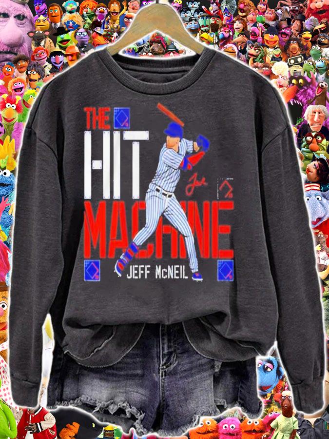 New York Mets Jeff McNeil The Hit Machine Signatures Shirt