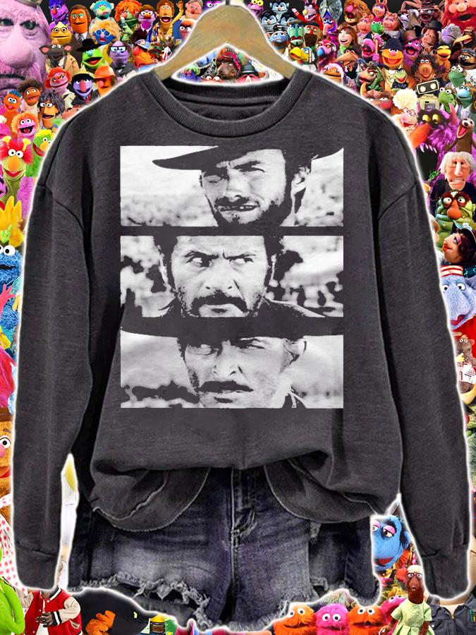Clint Eastwood Western Shirt sweatshirt