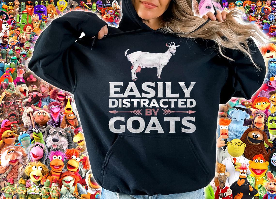Easily Distracted By Goats Arrows Shirt