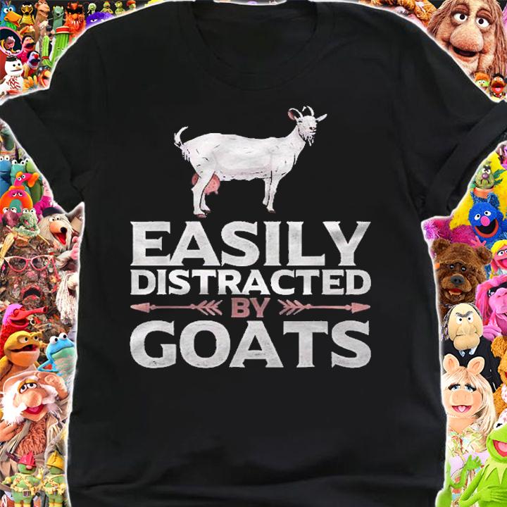 Easily Distracted By Goats Arrows Shirt