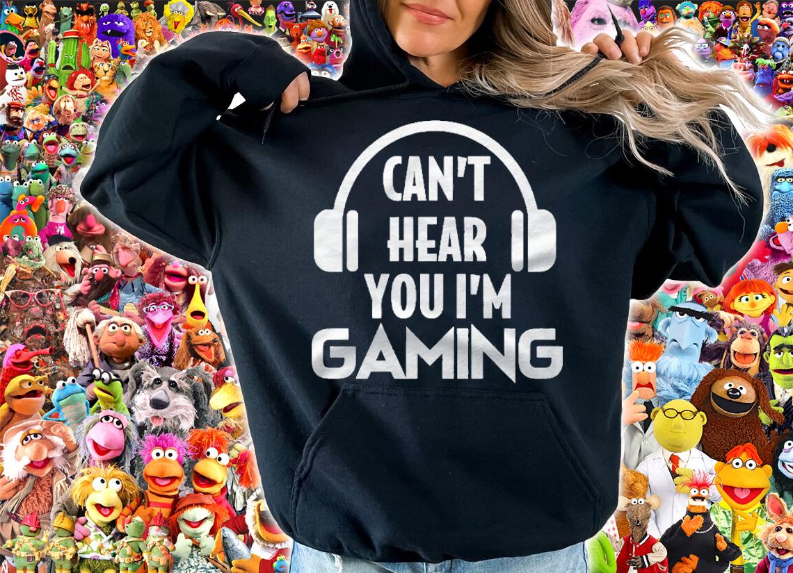 Funny Gaming Cant Hear You Im Gaming Headset Gamer Pullover Shirt