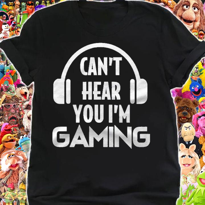 Funny Gaming Cant Hear You Im Gaming Headset Gamer Pullover Shirt