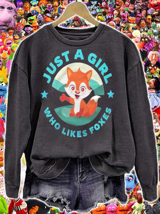 Just A Girl Who Likes Foxes Shirt