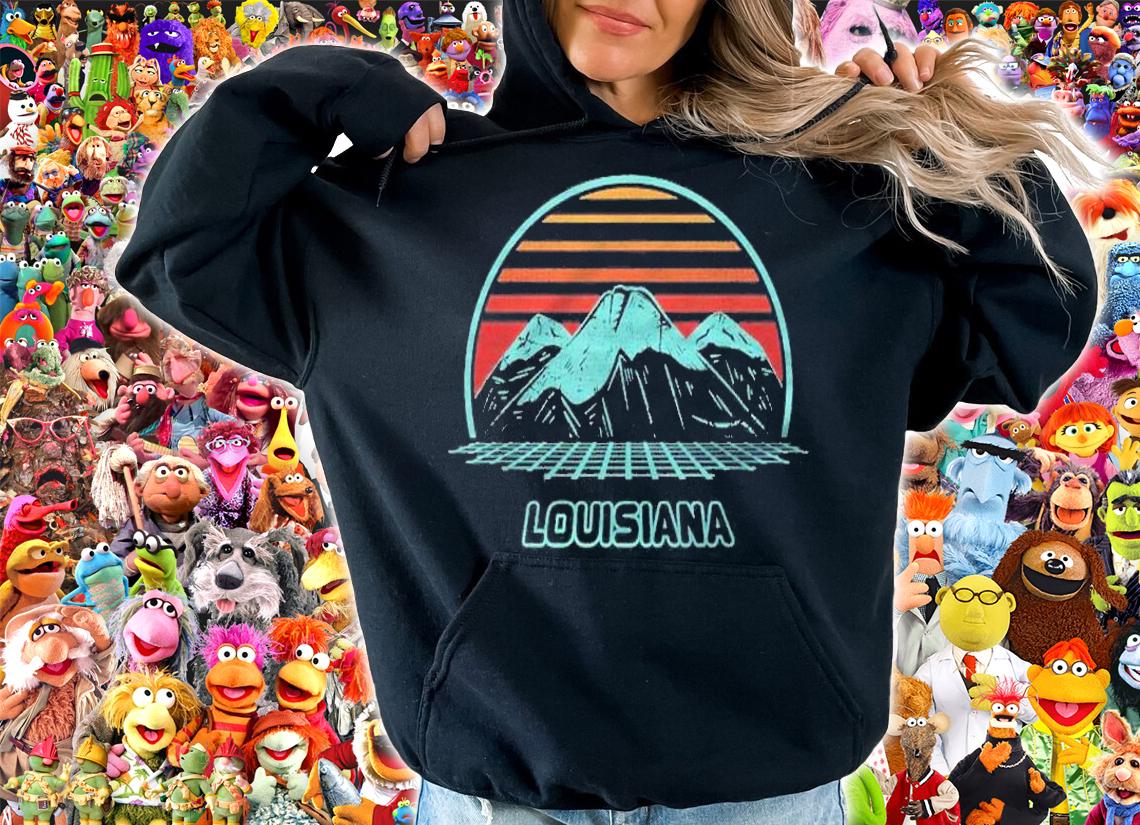 Louisiana Retro Mountain Hiking 80S Style Shirt
