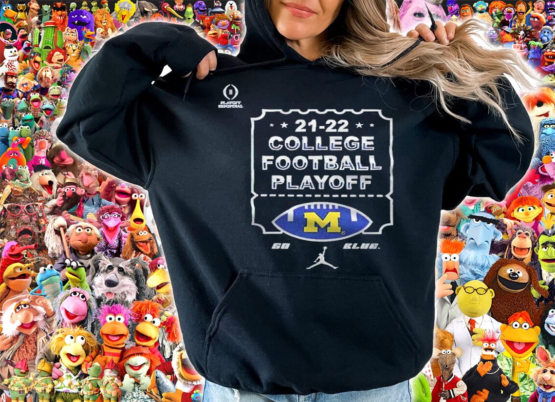Michigan Wolverines 21-22 college football playoff T-shirt hoodie