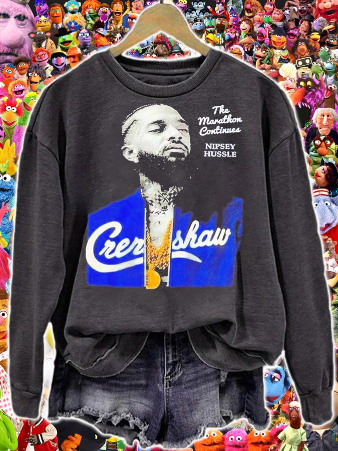 Nipsey Hussle The Marathon Continues T-Shirt sweatshirt