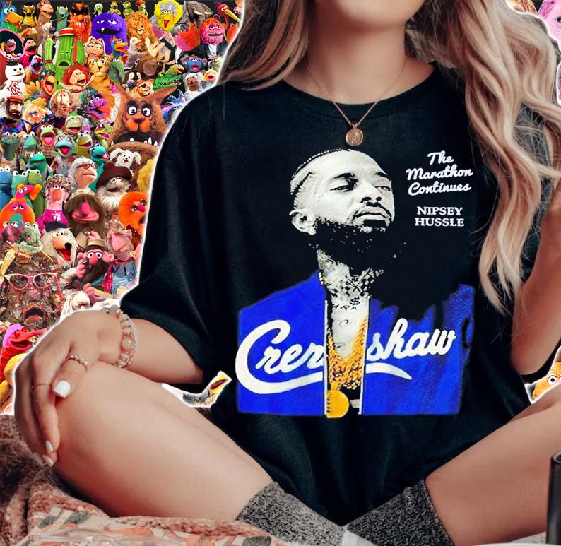 Nipsey Hussle The Marathon Continues T-Shirt woman shirt