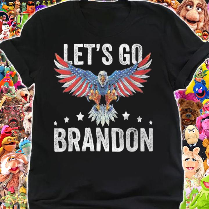 Official let's Go Brandon USA Eagle Flag Joe 46 Chant Retro T-Shirt shirt