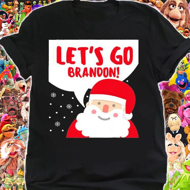 Santa Claus Say Let's Go Brandon Funny FJB T-Shirt shirt