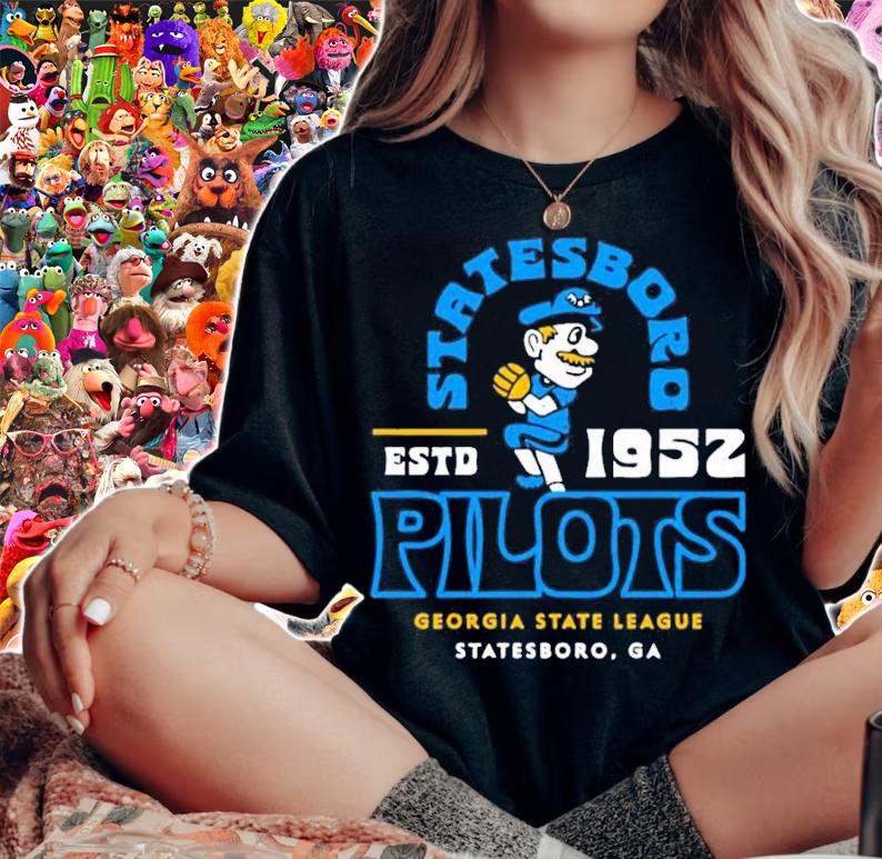 Statesboro Pilots Georgia State League Statesboro GA Shirt woman shirt