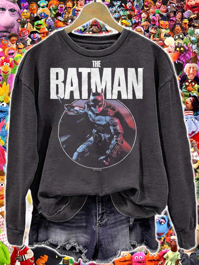 The Batman hero circle T-shirt sweatshirt