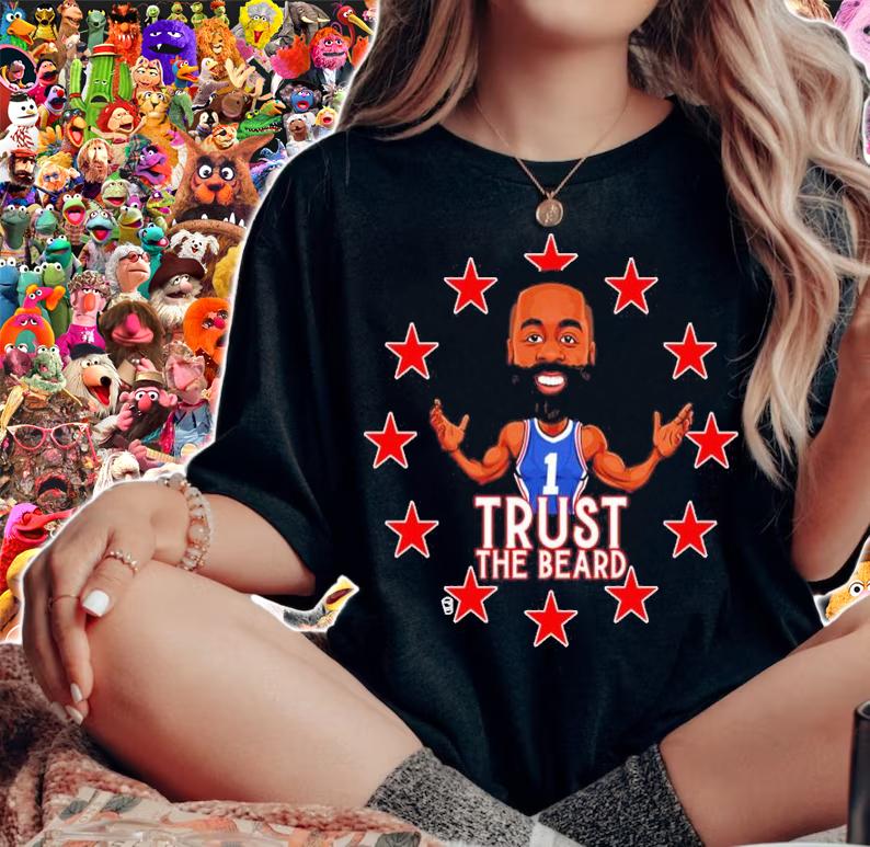 Trust The Beard Philadelphia Basketball Shirt woman shirt