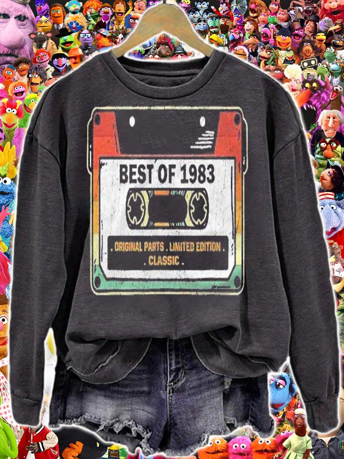 Vintage Best Of 1983 Cassette 38 Years 38Th Birthday Shirt