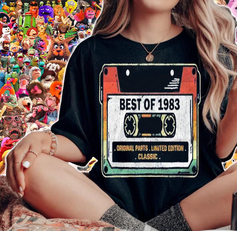 Vintage Best Of 1983 Cassette 38 Years 38Th Birthday Shirt