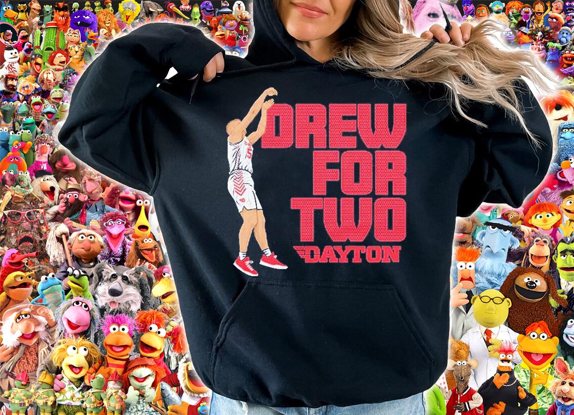 Dayton Basketball Drew Swerlein Drew For Two T-Shirt
