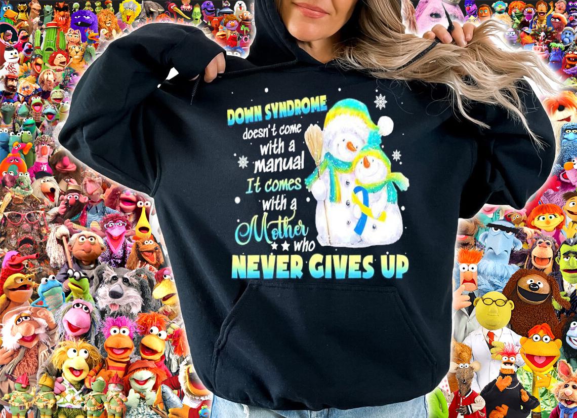 Down Syndrome doesn't come with a manual it comes with a mother Christmas shirt