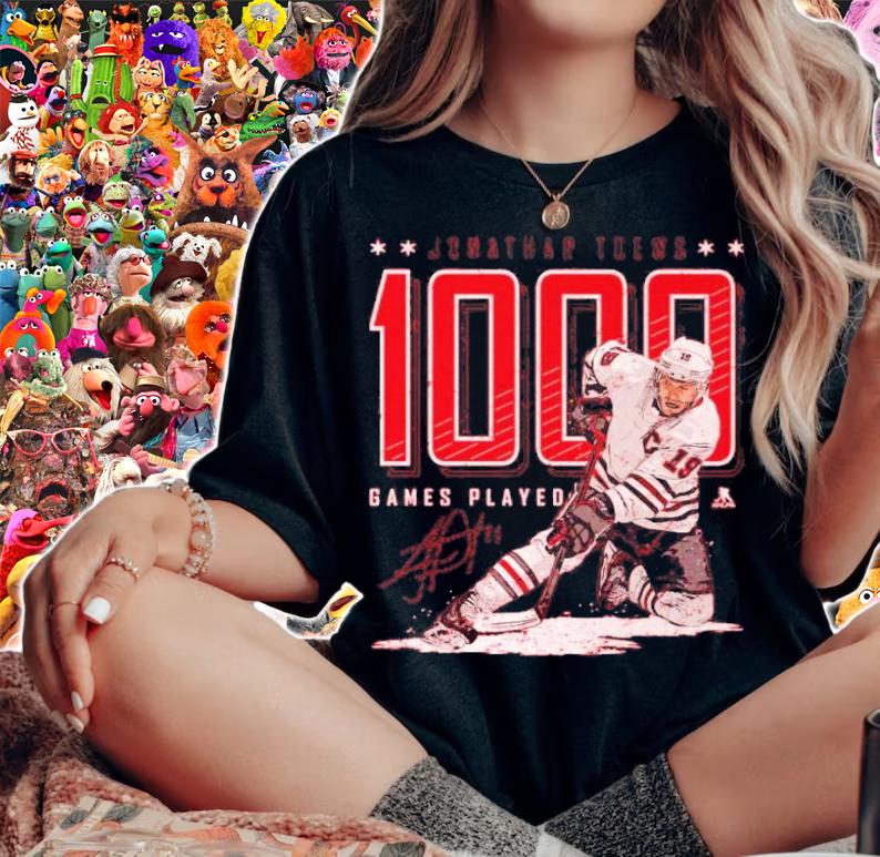 Jonathan Toews Chicago Hockey 1000th Games Played Signatures Shirt woman shirt