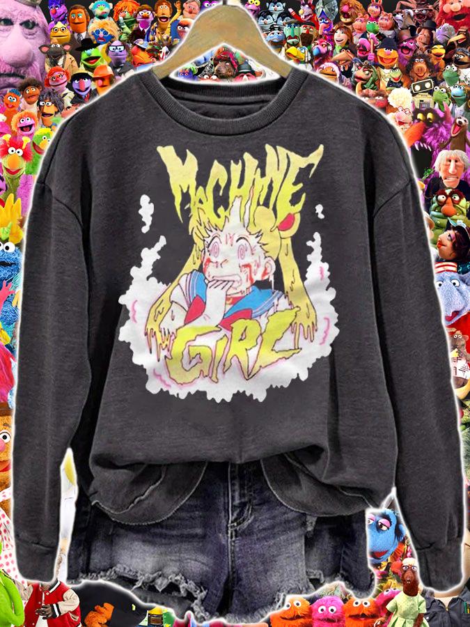Machine girl Sailor Moon T-shirt sweatshirt