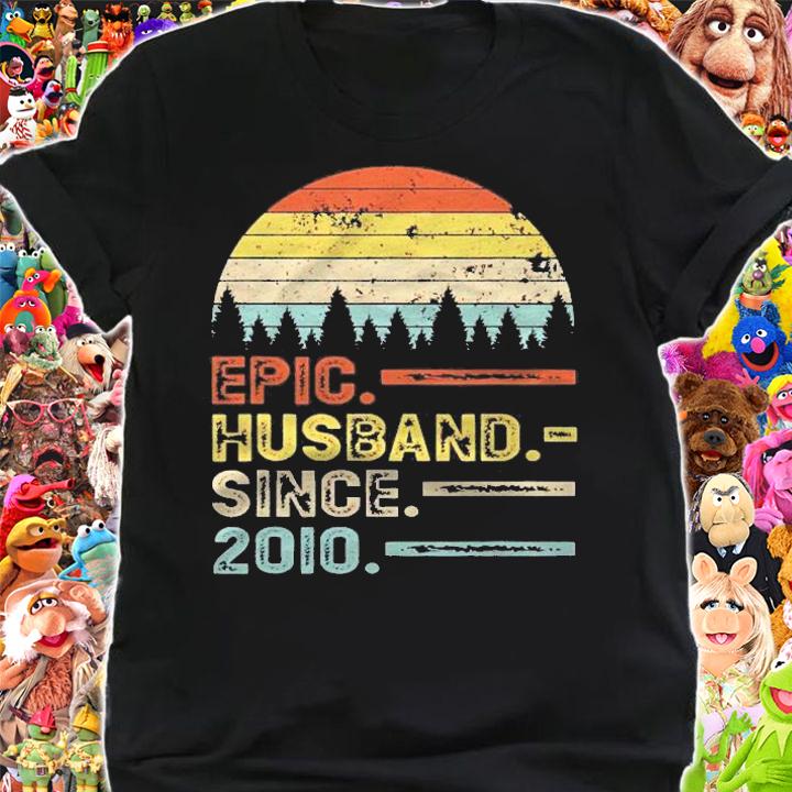 Mens 11Th Wedding Anniversary Gifts For Epic Husband Since 2010 Ver2 Shirt shirt