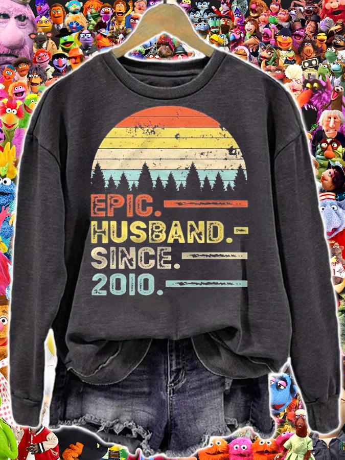 Mens 11Th Wedding Anniversary Gifts For Epic Husband Since 2010 Ver2 Shirt sweatshirt