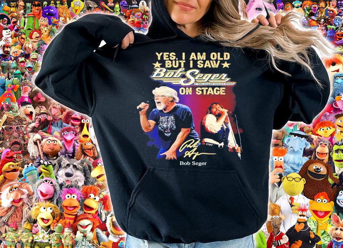 Official Yes I Am Old But I Saw Bob Seger On Stage Signatures Shirt hoodie
