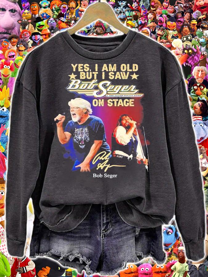 Official Yes I Am Old But I Saw Bob Seger On Stage Signatures Shirt sweatshirt