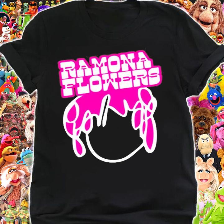 Ramona Flowers Drawing Pink Hair T-Shirt shirt