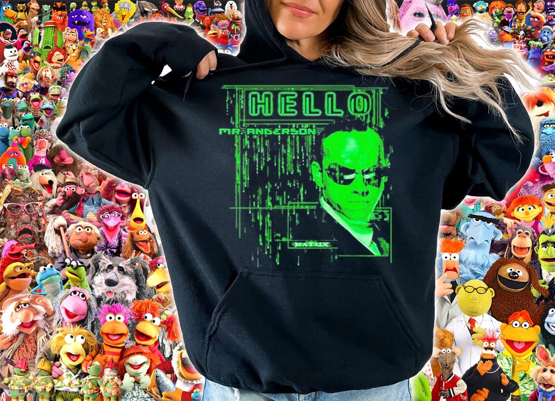 The Matrix Agent Smith Hello Mr. Anderson Code Drop T-Shirt
