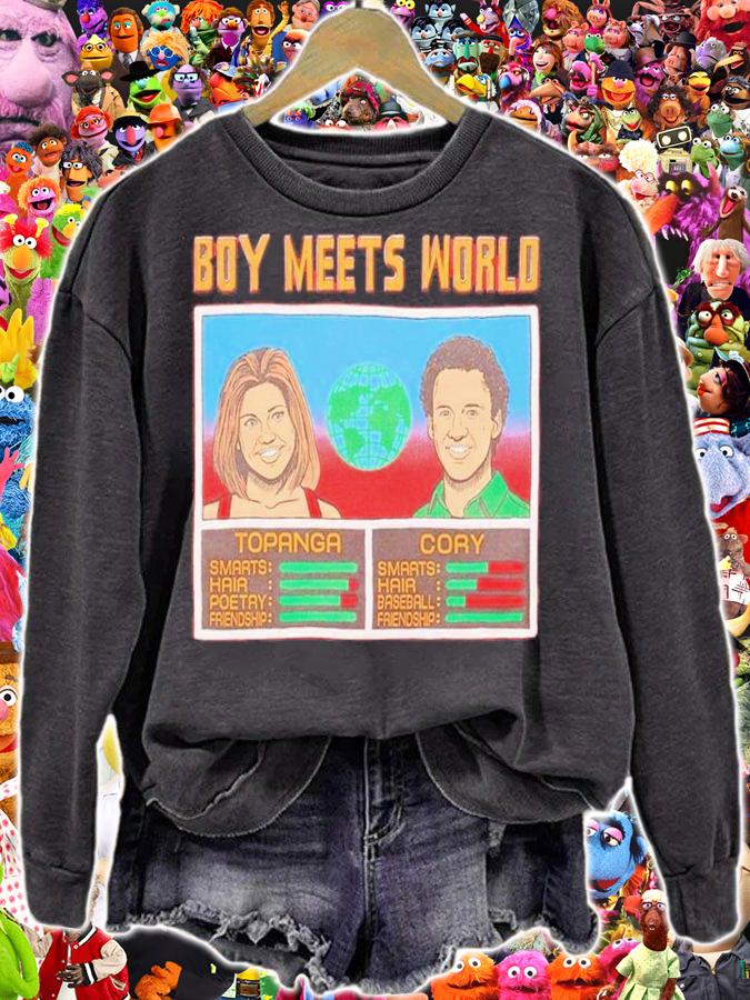 Topanga And Cory Boy Meets World Jam Shirt