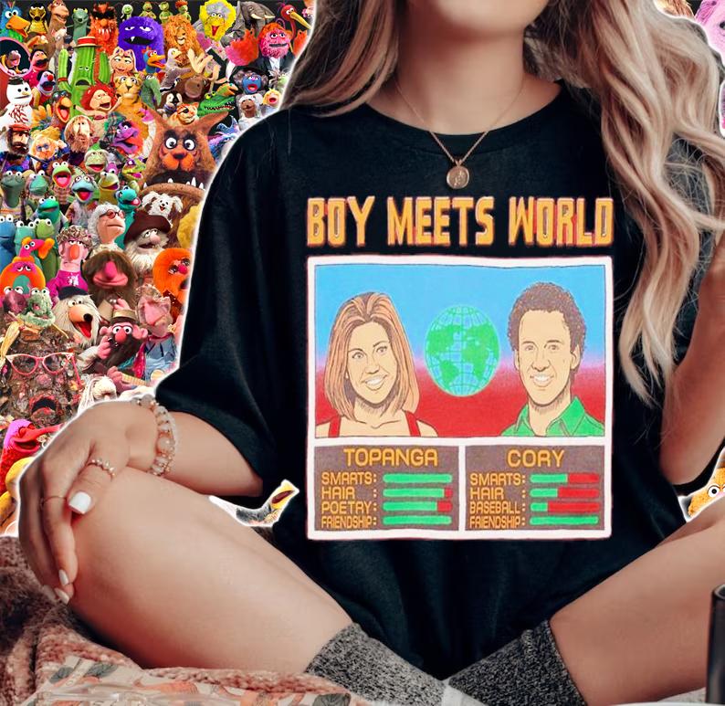 Topanga And Cory Boy Meets World Jam Shirt